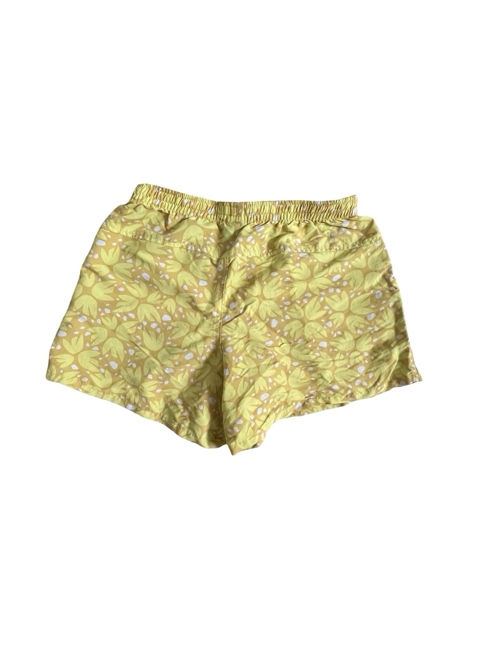 Patagonia Women’s Yellow Floral Baggies Shorts Size Small | Lightweight Beach & - Picture 3 of 4